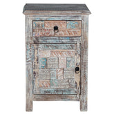 Rustica Reclaimed Solid Wood Bedside Table 57